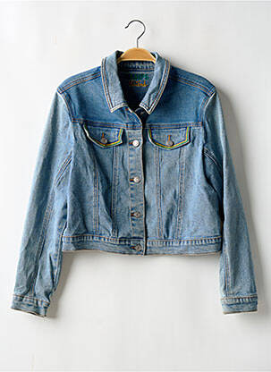 Veste casual coupe droite bleu CAMPS UNITED femme