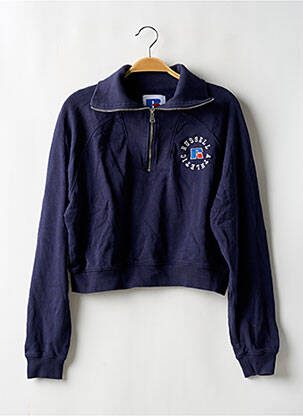Sweat-shirt  manches longues bleu PULL & BEAR femme