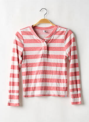 T-shirt manches longues manches longues rouge SISSTREVOLUTION femme