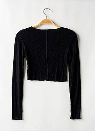 Top stretch manches longues noir ZARA femme