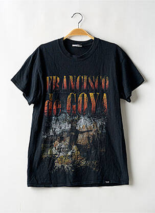 T-shirt coupe droite manches courtes noir VINTAGE SUPPLY homme
