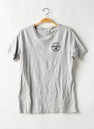 T-shirt coupe droite manches courtes gris EUDOXIE femme
