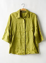 Chemisier manches courtes manches courtes vert ZARA femme