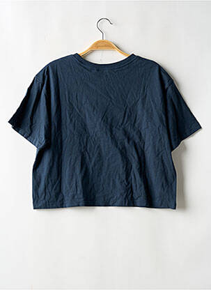 T-shirt sérigraphie floquée manches courtes bleu RIP CURL femme