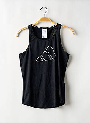 Débardeur stretch sans manche noir ADIDAS femme