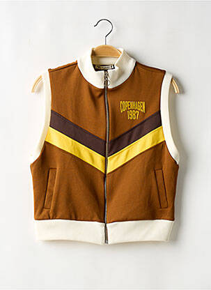Veste casual col rond marron ZARA femme