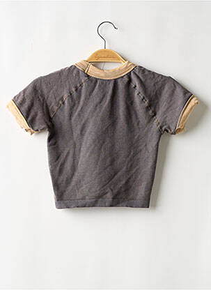 Top stretch manches courtes marron OUT FROM UNDER femme