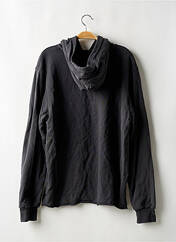 Sweat-shirt à capuche noir NARCISSIQUE pour homme seconde vue