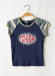 T-shirt bleu BASIC PLEASURE MODE pour enfant seconde vue