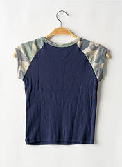 T-shirt bleu BASIC PLEASURE MODE pour enfant seconde vue