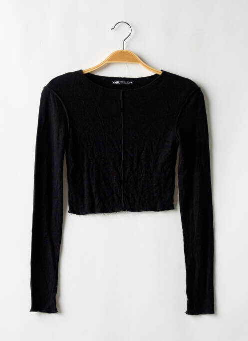 Top noir ZARA pour femme
