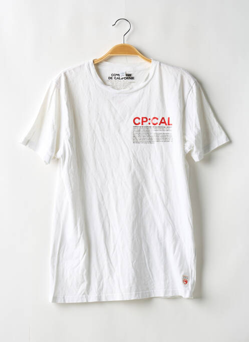 T-shirt blanc COMPAGNIE DE CALIFORNIE pour homme