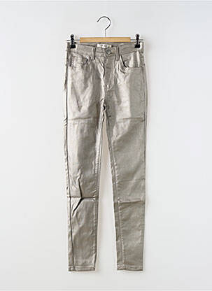 Jeans coupe slim taille normale argent G66 fille