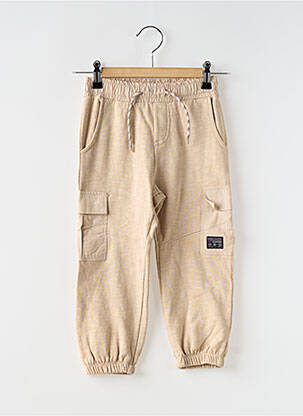 Pantalon cargo fermeture liens à nouer taille élastique beige NAME IT fille