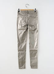 Jeans coupe slim argent G66 pour fille seconde vue