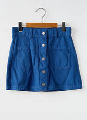 Jupe mi-longue bleu PETIT BATEAU pour fille seconde vue