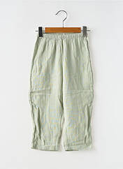 Pantalon droit vert PETIT BATEAU pour fille seconde vue