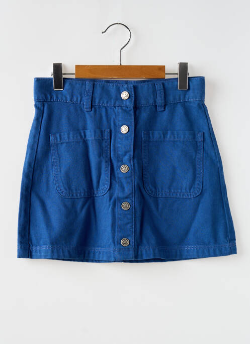 Jupe mi-longue bleu PETIT BATEAU pour fille