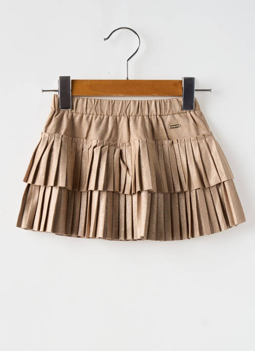 Jupe mi-longue marron MAYORAL pour fille