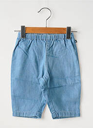 Pantalon droit taille élastique taille élastique bleu PETIT BATEAU enfant