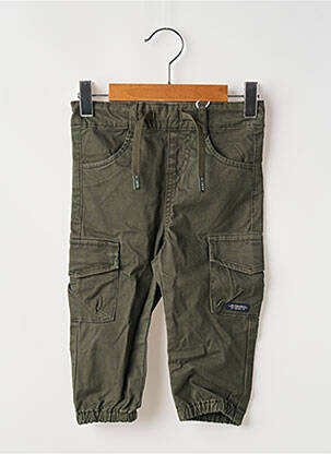 Pantalon cargo poches taille ajustable vert NAME IT garçon