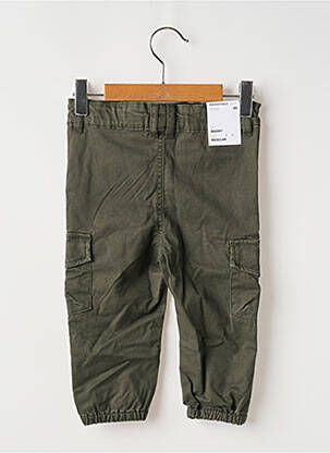 Pantalon cargo poches taille ajustable vert NAME IT garçon