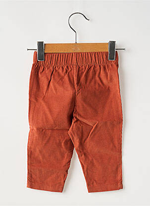 Pantalon droit coupe droite taille élastique orange MOULIN ROTY garcon