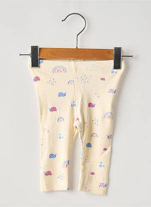 Legging stretch taille élastique beige NAME IT fille