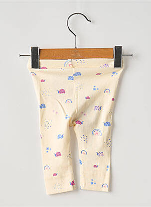 Legging stretch taille élastique beige NAME IT fille