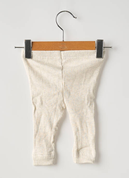 Legging stretch taille élastique beige PETIT BATEAU enfant