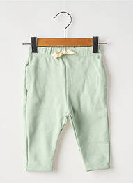 Jogging stretch taille élastique vert PETIT BATEAU enfant