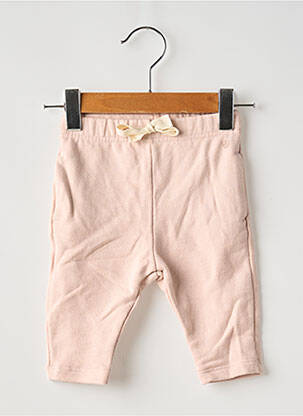Jogging stretch taille élastique rose clair PETIT BATEAU enfant
