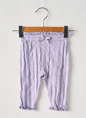 Legging stretch taille ajustable violet NAME IT fille