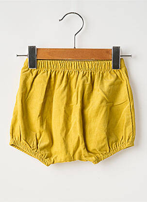 Short stretch taille élastique jaune MOULIN ROTY enfant