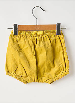 Short stretch taille élastique jaune MOULIN ROTY enfant