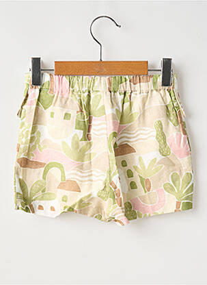 Short poches taille élastique vert MAYORAL fille
