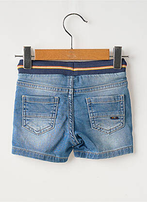 Short délavé taille ajustable bleu MAYORAL garçon
