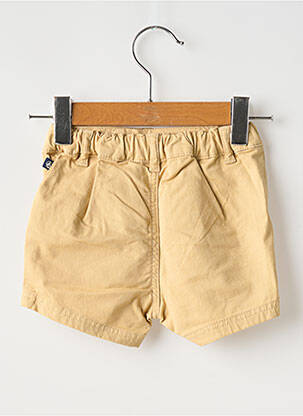 Short tissage popeline taille élastique beige PETIT BATEAU garçon
