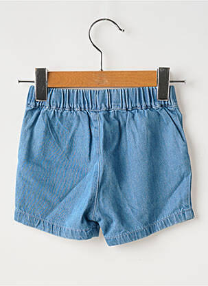 Short tissage popeline taille élastique bleu PETIT BATEAU garçon