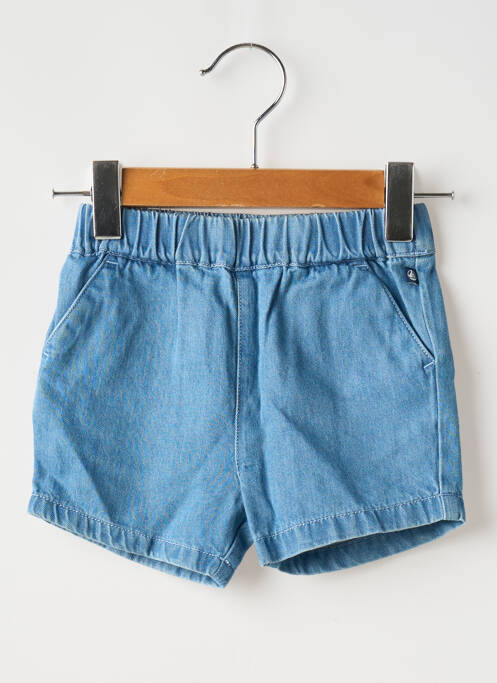 Short bleu PETIT BATEAU pour garçon