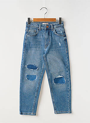 Jean coupe Mom bleu ONLY pour fille