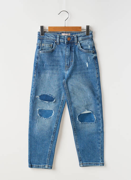 Jean coupe Mom bleu ONLY pour fille