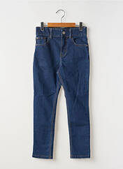 Jeans coupe slim bleu PETIT BATEAU pour fille seconde vue