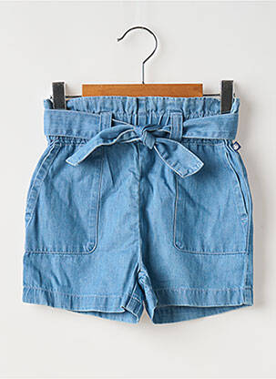 Short poches taille élastique bleu PETIT BATEAU fille