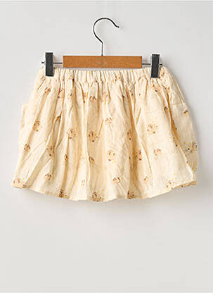 Jupe mi-longue imprimé fleurs beige LIL'ATELIER fille