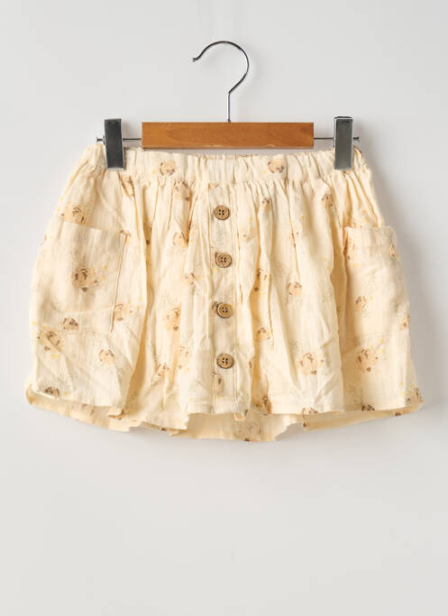 Jupe mi-longue beige LIL'ATELIER pour fille