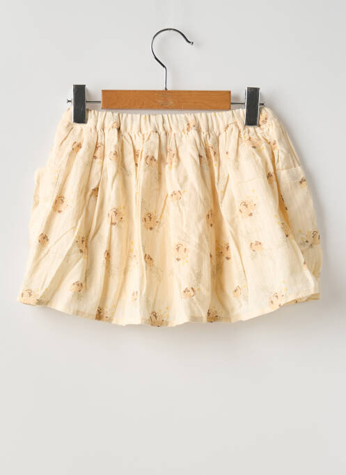 Jupe mi-longue beige LIL'ATELIER pour fille