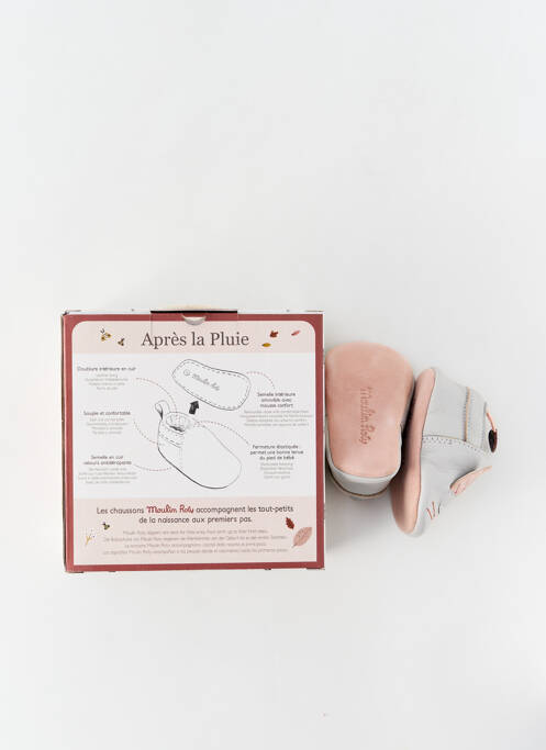 Chaussons/Pantoufles gris MOULIN ROTY fille