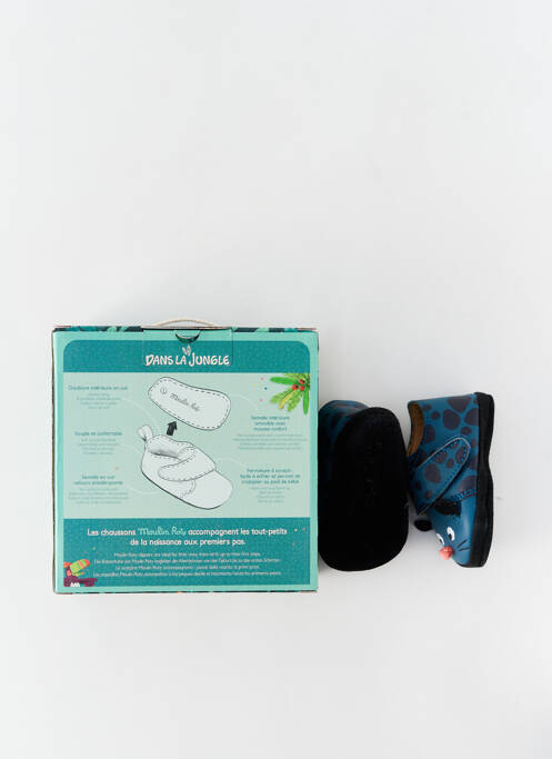 Chaussons/Pantoufles bleu MOULIN ROTY pour garçon