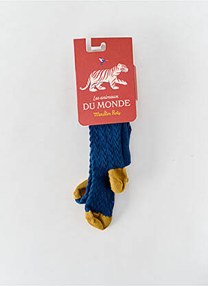 Collants stretch bleu MOULIN ROTY fille